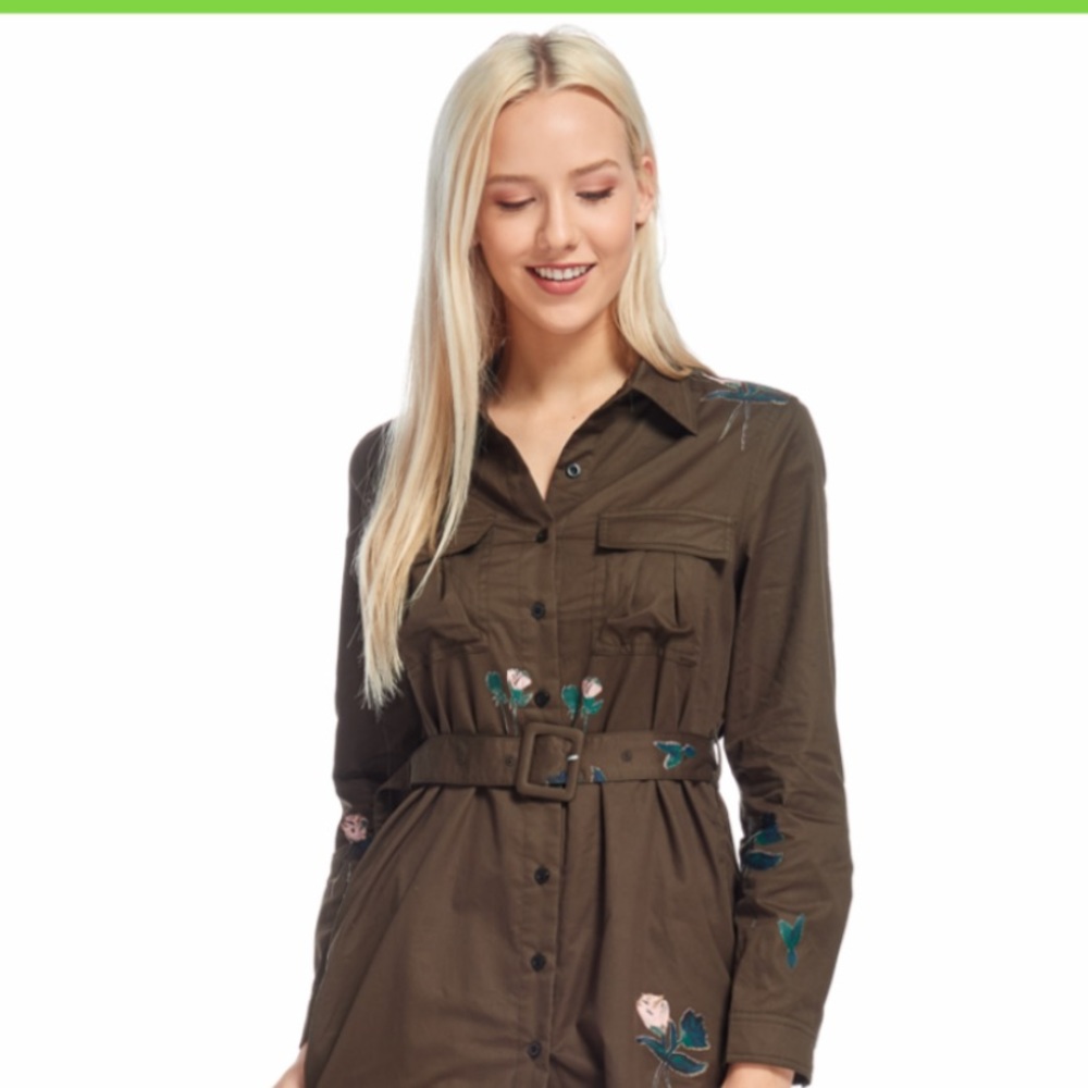 Biloxi Belted Shirtdress